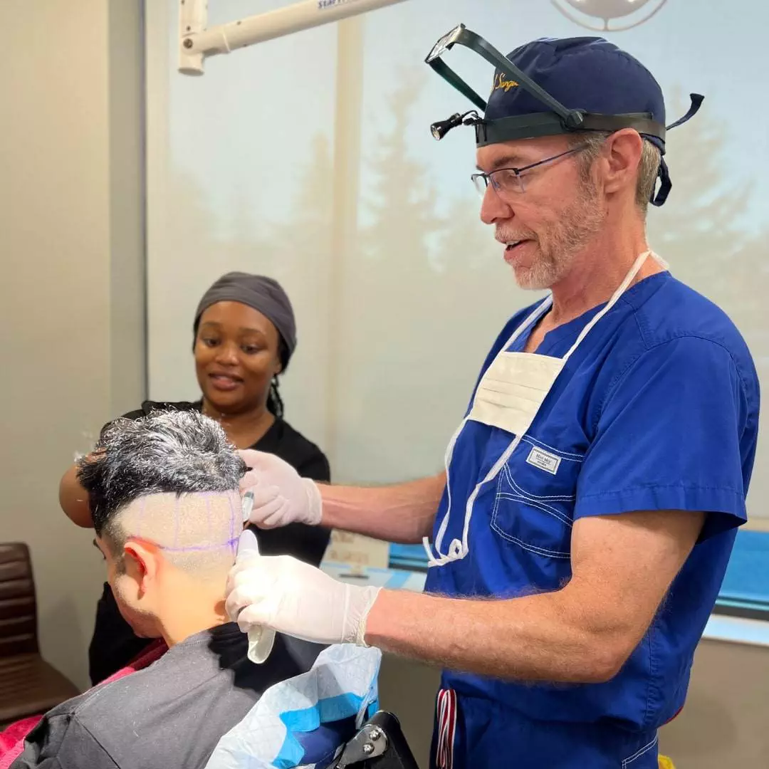 Dr. Neel Malhotra's hair restoration journey at Anderson Center for Hair in Atlanta